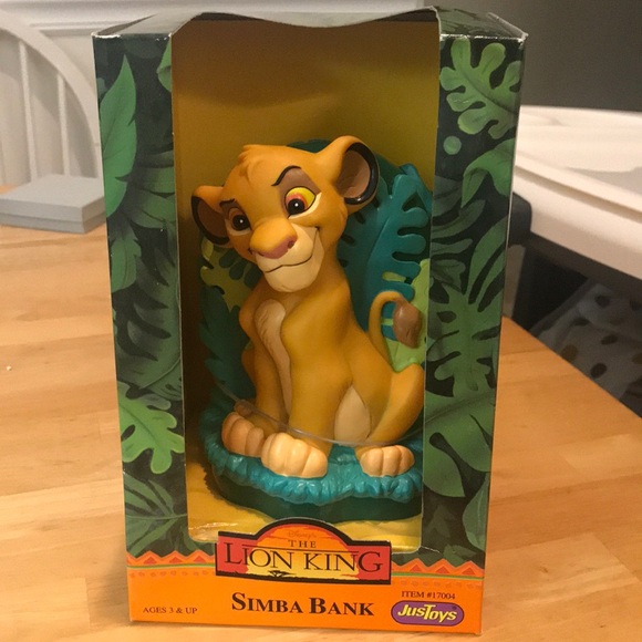 Lion Bank with Picture Frame